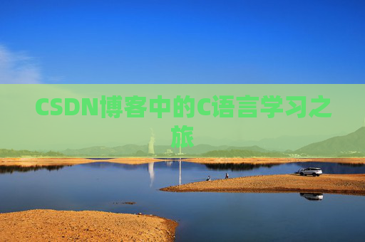 CSDN博客中的C语言学习之旅